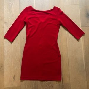 Red formal mini dress- Amanda Uprichard
